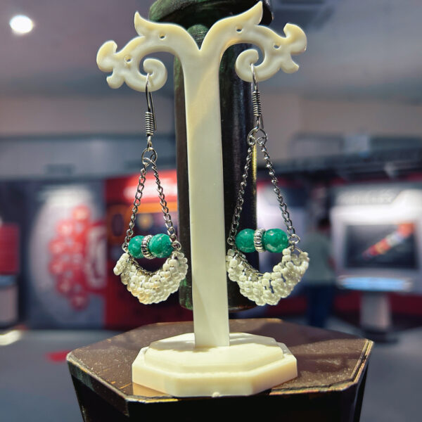 oxidised & silver chain earrings combo – lightweight casual wear earrings for girls - Image 4