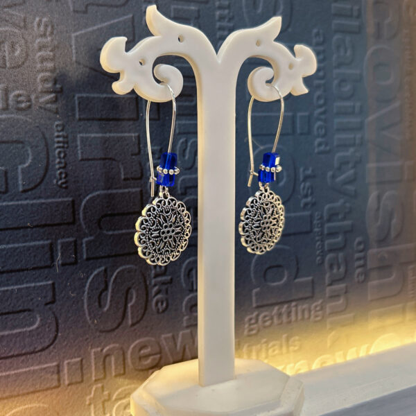 oxidised & silver chain earrings combo – lightweight casual wear earrings for girls - Image 3