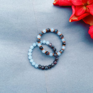 Casual Chic Beads Bracelet Duo | Stylish Daily Wear for Girls