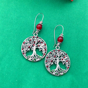 Handmade Oxidized Tree of Life Earrings – Daily Wear for Kurti & Ethnic Outfits